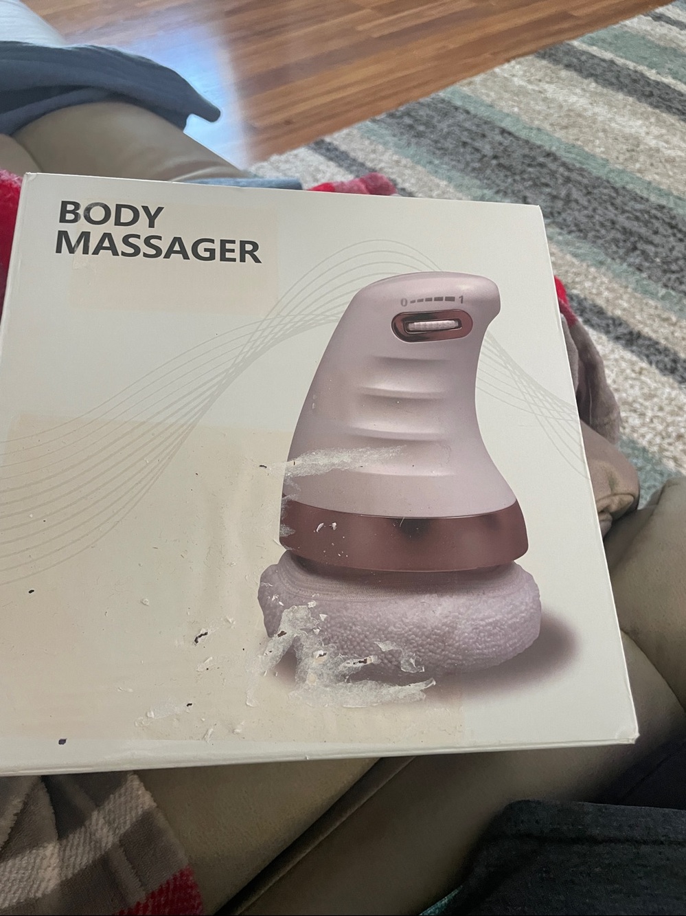 BODY MASSAGER New Soft dual padded head 6 Pads relax muscles Sculpt